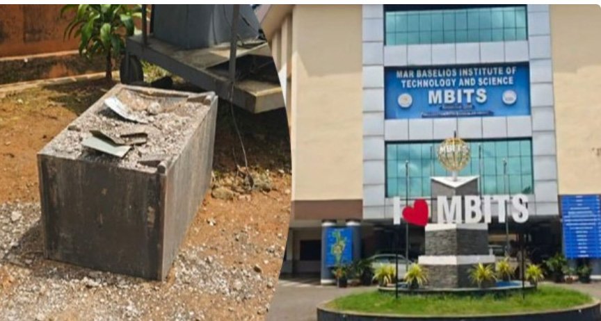 ലോക്കര്‍ തര്‍ക്കാനായില്ല, കൈയില്‍ കിട്ടിയത് ലാപ്‌ടോപ്പും ഡ്രോണും; എംബിറ്റ്‌സ് എന്‍ജിനിയറിംഗ് കോളജില്‍ സിനിമാ സ്റ്റൈല്‍ മോഷണം