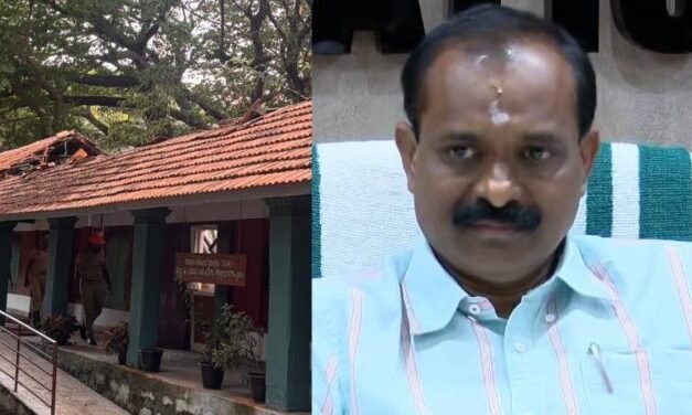 സ്കൂൾ കെട്ടിടം തകർന്നുവീണ സംഭവം: മുൻ മന്ത്രി മറുപടി പറയണം, അന്വേഷണത്തിന് കത്ത് നൽകും: മേയർ വി വി രാജേഷ്