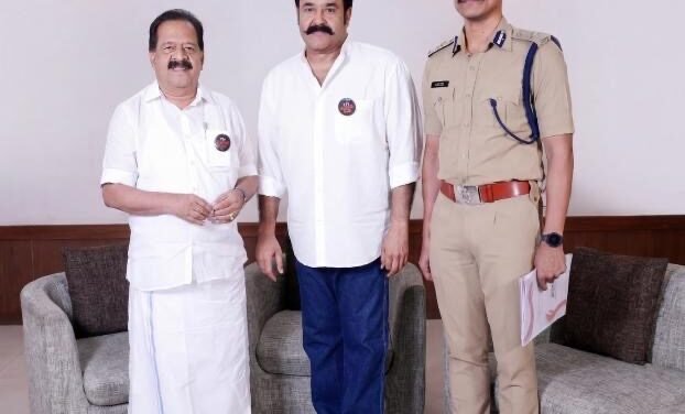 മോഹൻലാൽ ഇനി തൂഫാൻ വാറിയർ; ലഹരിക്കെതിരായ പോരാട്ടത്തിന് കേരള പോലീസുമായി കൈകോർത്തു.