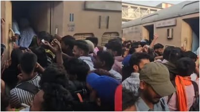 എസി, സ്ലീപ്പർ കോച്ചുകളിലേക്ക് ഇരച്ചുകയറി യാത്രക്കാർ, ജനസമുദ്രമായി ട്രെയിനുകൾ; കോൺസ്റ്റബിൾ പരീക്ഷ കഴിഞ്ഞതോടെ പാഞ്ഞെത്തിയത് ലക്ഷങ്ങൾ