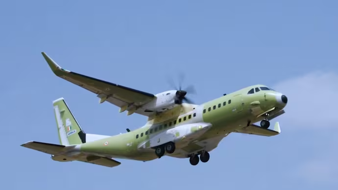 ‘മെയ്ഡ് ഇൻ ഇന്ത്യ’ C-295 സൈനിക വിമാനം കന്നി പറക്കൽ വിജയകരം