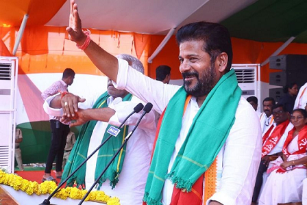 ഭരിക്കാൻ അറിയില്ലെങ്കിൽ മുഖ്യമന്ത്രി സ്ഥാനം രാജിവെച്ച് തിരഞ്ഞെടുപ്പിനെ നേരിടൂ: രേവന്ത് റെഡ്ഡിക്ക് ബിജെപിയുടെ വെല്ലുവിളി